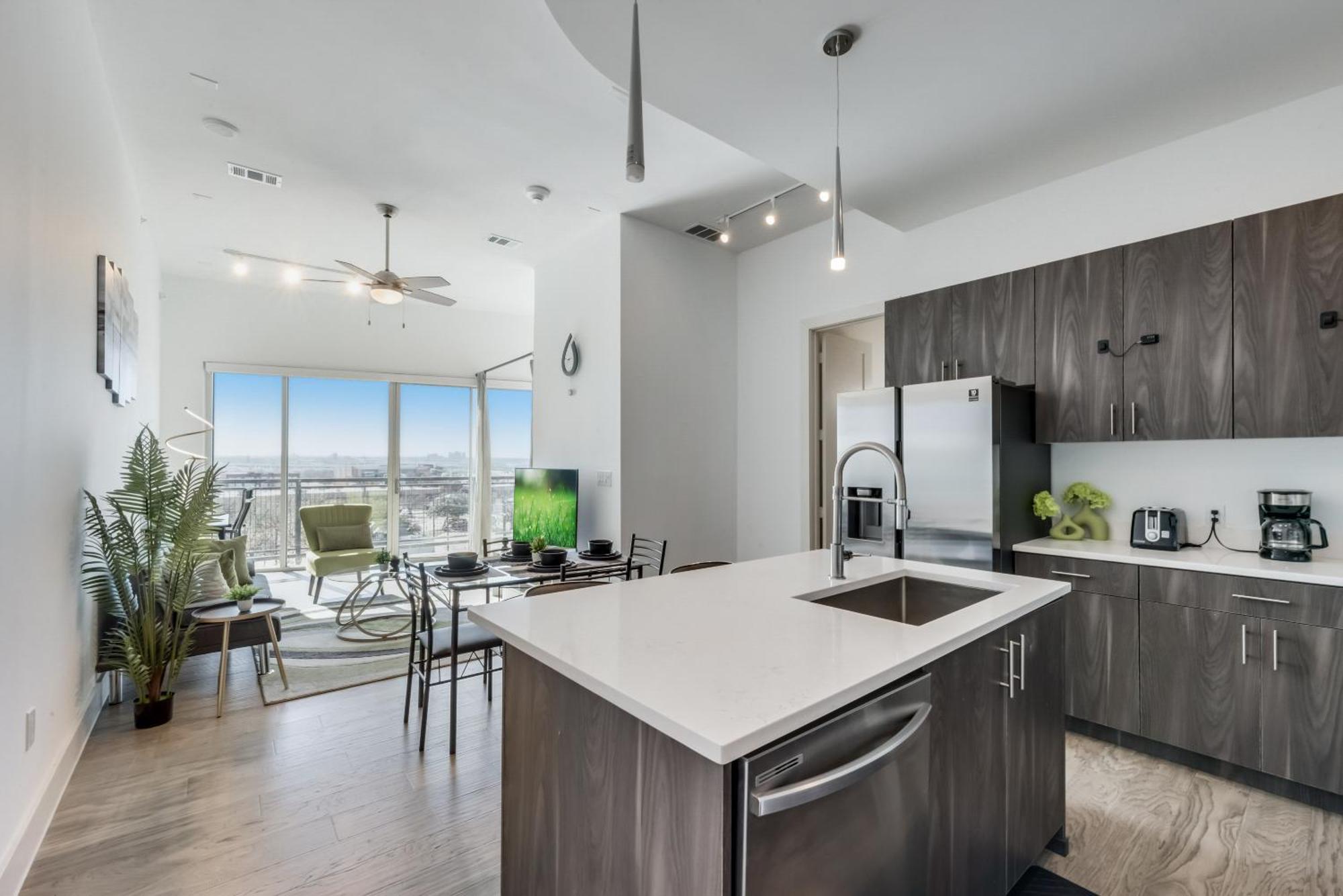 Snappy Loft Style 2Br I Gym I Parking I Workspace Dallas Exterior foto